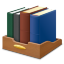 Book Library Icon 64x64 png